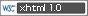 XHTML 1.0